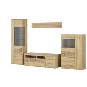 Jette Home Wohnkombination Laguna - holzfarben - Materialmix - 311 cm - 207 cm - cm 51,0 | Möbel Kraft