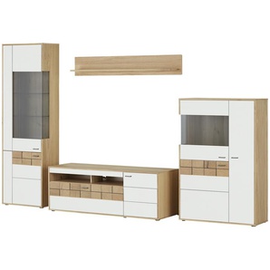 Jette Home Wohnkombination  Laguna ¦ weiß ¦ Maße (cm): B: 310,2 H: 206,5 T: 50.2