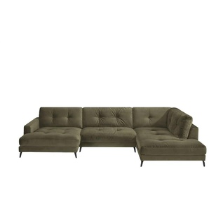 Jette Home Wohnlandschaft Jette Return - grün - Materialmix - 359 cm - 84 cm | Möbel Kraft