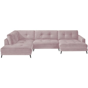 Jette Home Wohnlandschaft aus Samt Jette Return  ¦ rosa/pink ¦ Maße (cm): B: 359 H: 84 T: 105.0