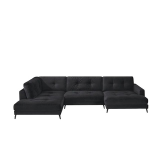 Jette Home Wohnlandschaft Jette Return - schwarz - Materialmix - 359 cm - 84 cm - cm 105,0 | Möbel Kraft