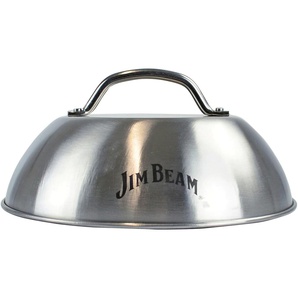 Deckel JIM BEAM BBQ Gr. Ø 22 cm, silberfarben (edelstahlfarben) Zubehör für Grills Deckel Grillhaube Ø 22 cm