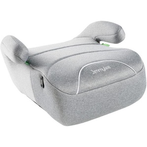 Jimmylee Autositzerhöhung Basic XL, Hellgrau, Textil, 37x20x41 cm, ECE R 129 i-Size, Baby on Tour, Kindersitze, Kindersitze