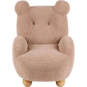 Jimmylee Kindersessel Bärli, Cappuccino, Textil, Bär, Füllung: Schaumstoff, 53x63x50 cm, AZO-frei, EN 71, Kinder- & Jugendzimmer, Kindermöbel,