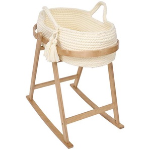 Jimmylee Moseskorb, Natur, Beige, Kunststoff, Textil, Holzwerkstoff, Höhe ca. 3 cm, 51x93x81 cm, Babymöbel, Babybetten, Stubenwagen & Babywiegen