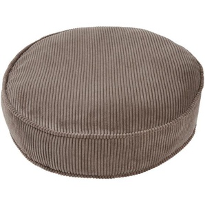 Jimmylee Sitzkissen, Braun, Textil, Streifen, Füllung: Polyester, rund, 10 cm, Wohntextilien, Kissen, Sitzkissen