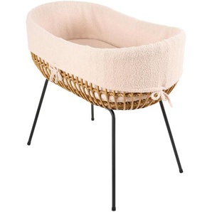 Jimmylee Stubenkorb, Schwarz, Beige, Ecru, Metall, Kunststoff, Textil, Höhe ca. 4 cm, 50x80x90 cm, AZO-frei, Bezug abnehmbar/waschbar, Babymöbel,