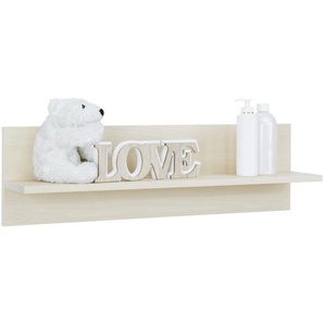 Jimmylee Wandboard Avocado , Buche , 76x22x16 cm , Babymöbel, Babyregale