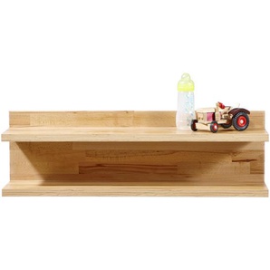 Jimmylee Wandboard Simone , Natur , Holz , Kernbuche , massiv , 90x28x21 cm , Babymöbel, Babyregale