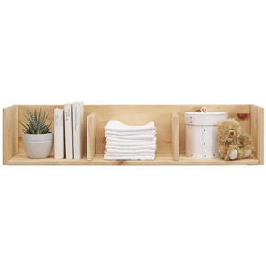 Jimmylee Wandboard Zirbe , Zirbelkiefer , Holz , Zirbelkiefer , massiv , 100x22x25 cm , Babymöbel, Babyregale