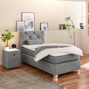 Jockenhöfer Gruppe Boxspringbett Finja, mit Topper und Zierkissen