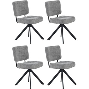 Jockenhöfer Gruppe Drehstuhl Gloria (Set, 4 St) (Set, 4 St), Inklusive Drehfunktion (360), Taschenfederkern, Chenille