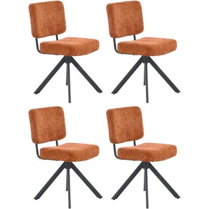 Jockenhöfer Gruppe Drehstuhl Gloria (Set, 4 St) (Set, 4 St), Inklusive Drehfunktion (360), Taschenfederkern, Chenille