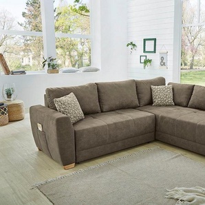 Jockenhöfer Gruppe Ecksofa Luzern, mit Bettfunktion und geräumigen Bettkasten