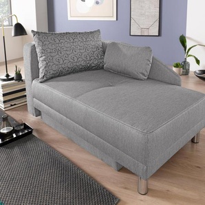 Jockenhöfer Gruppe Recamiere Roy, Chaiselongue mit Bettfunktion und Bettkasten, inklusive Federkern