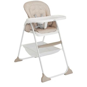 Joie Hochstuhl Mimzy Snacker, Weiß, Taupe, Kunststoff, 52x105x88 cm, EN 14988, Sitzfläche verstellbar, Essbrett abnehmbar, zusammenklappbar,