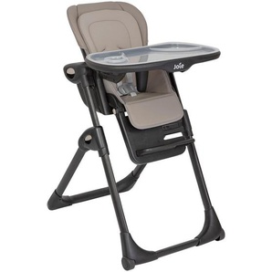 Joie Kombihochstuhl Mimzy Recline, Schwarz, Cappuccino, Kunststoff, 57x104x78 cm, EN 14988, Essbrett verstellbar, Fußstütze abnehmbar, in Liegefläche