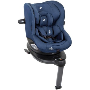 Joie Reboarder-Kindersitz I-Spin 360 R, Dunkelblau, Textil, 65x58x62 cm, ECE R 129 i-Size, Seitenaufprallschutz, verstellbare Sitz- und Schlafpositionen, Isofix-Befestigung, 5-Punkt-Gurtsystem, abnehmbarer waschbarer Bezug, Gurtlängenverstellung,