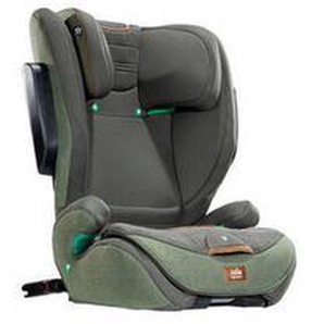 Joie Signature Kinderautositz i-Traver, Grau, Grün, Textil, 48-56x63-83x49 cm, ECE R 129 i-Size, abnehmbarer und waschbarer Bezug, höhenverstellbare Kopfstütze, optimaler Aufprallschutz, schnell leicht im Auto montierbar, Seitenaufprallschutz,