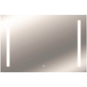 LED-Lichtspiegel JOKEY Sirius III Spiegel Gr. B/H/T: 90 cm x 60 cm x 5,5 cm, silberfarben Kosmetikspiegel