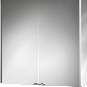 jokey Spiegelschrank Dekor Alu LED Aluminium, 65,4cm breit