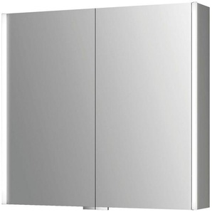 jokey Spiegelschrank StyleAlu Aluminium, 80cm breit