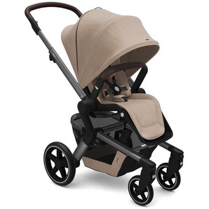 Joolz Kinderwagen Hub +, Taupe, Textil, 53x95-105x86-97 cm, Feststellbremse, Federung, 5-Punkte-Gurt, für Babyschale geeignet, Sitz umsetzbar, Kinderwagen, Kombikinderwagen