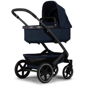 Joolz Kinderwagenset Geo 3 Navy Blue, Textil, 60x92-113x77-105 cm, EN 1888, Feststellbremse, Fußstütze abklappbar, Federung, kugelgelagerte Räder, Verdeckung abnehmbar, 5-Punkte-Gurt, für Babyschale geeignet, Griff in Lederoptik, Sitz umsetzbar,