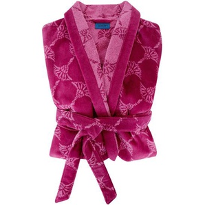 Joop! Bademantel, Pink, Textil, Floral, female, Oeko-Tex® Standard 100, Handmade in Germany, Taschen, besonders flauschig, angenehm warm, hochwertige Qualität, Badtextilien, Bademäntel