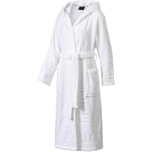 Joop! Bademantel Repeat, Weiß, Textil, Uni, Gr. 40/42, Oeko-Tex® Standard 100, Handmade in Germany, Taschen, besonders flauschig, angenehm warm, hochwertige Qualität, Badtextilien, Bademäntel, Bademäntel Damen