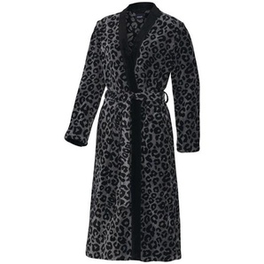 Joop! Bademantel, Schwarz, Textil, Animalprint, Gr. 36/38, Handmade in Germany, Oeko-Tex® Standard 100, hochwertige Qualität, angenehm warm, besonders flauschig, Taschen, Badtextilien, Bademäntel, Bademäntel Damen