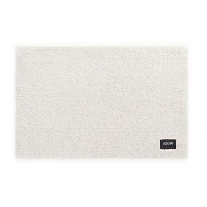 Joop! Badematte Basic, Natur, Textil, Uni, rechteckig, 50x60 cm, für Fußbodenheizung geeignet, rutschfest, Badtextilien, Badematten