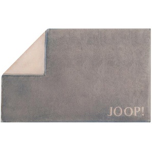 Joop! Badematte Classic Doubleface, Beige, Graphit, Textil, Uni, rechteckig, 50x80 cm, Oeko-Tex® Standard 100, Made in Germany, schadstoffgeprüft,