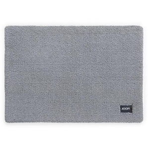 Joop! Badteppich Basic, Grau, Hellgrau, Textil, Uni, rechteckig, 50x60 cm, Made in Germany, für Fußbodenheizung geeignet, Badtextilien, Badematten
