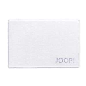 Joop! Badteppich Classic, Weiß, Textil, rechteckig, 50x60 cm, Made in Germany, für Fußbodenheizung geeignet, rutschhemmend, Badtextilien, Badematten