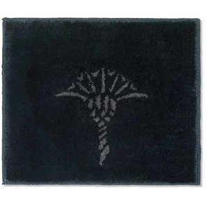 JOOP! Badteppich Cornflower - schwarz - Synthetik - 50 cm - 2 cm | Möbel Kraft