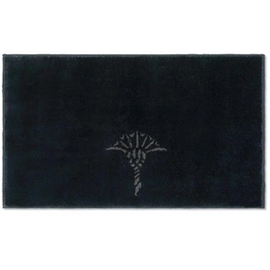 JOOP! Badteppich Cornflower - schwarz - Synthetik - 70 cm - 2 cm | Möbel Kraft