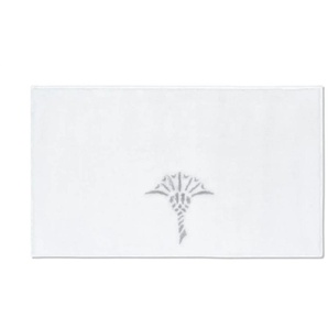 JOOP! Badteppich Cornflower - weiß - Synthetik - 70 cm - 2 cm | Möbel Kraft