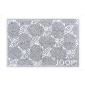Joop! Badteppich, Grau, Textil, Floral, rechteckig, 50x60 cm, Made in Germany, für Fußbodenheizung geeignet, rutschhemmend, Badtextilien, Badematten