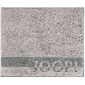 Joop! Badteppich Logo Stripes, Grau, Textil, Schriftzug, rechteckig, 50x60 cm, Made in Germany, für Fußbodenheizung geeignet, rutschhemmend, Badtextilien, Badematten