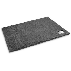 Joop! Badteppich Luxury, Anthrazit, Dunkelgrau, Textil, rechteckig, 50x60 cm, Made in Germany, für Fußbodenheizung geeignet, rutschhemmend,