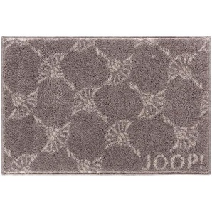 Joop! Badteppich New Cornflower Allover, Graphit, Textil, Blume, rechteckig, 50x60 cm, Made in Germany, rutschhemmend, Badtextilien, Badematten