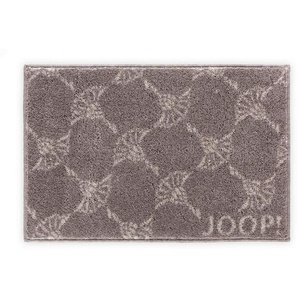 Joop! Badteppich, Graphit, Textil, Blume, rechteckig, 60x90 cm, Made in Germany, rutschhemmend, Badtextilien, Badematten