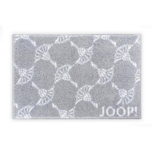 Joop! Badteppich New Cornflower Allover, Grau, Textil, Blume, rechteckig, 70x120 cm, Made in Germany, für Fußbodenheizung geeignet, rutschhemmend, Badtextilien, Badematten