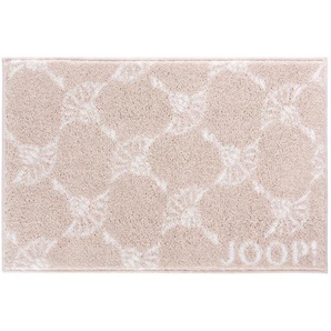 Joop! Badteppich, Natur, Textil, Blume, rechteckig, 50x60 cm, Made in Germany, rutschhemmend, Badtextilien, Badematten