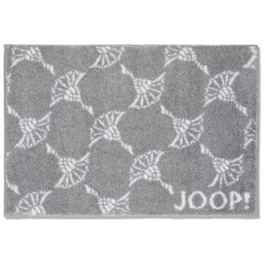 Joop! Badteppich New Cornflower Allover, Grau, Textil, 60x90 cm, Made in Germany, für Fußbodenheizung geeignet, rutschhemmend, Badtextilien, Badematten