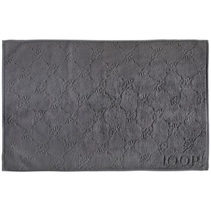 Joop! Badteppich Uni Cornflower, Anthrazit, Textil, Uni, rechteckig, 50x80 cm, Textiles Vertrauen - Oeko-Tex®, Oeko-Tex® Standard 100, für