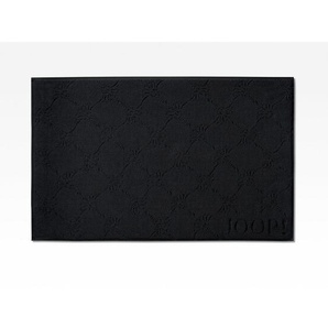 Joop! Badteppich Uni Cornflower, Schwarz, Textil, Uni, rechteckig, 50x80 cm, Textiles Vertrauen - Oeko-Tex®, Oeko-Tex® Standard 100, für