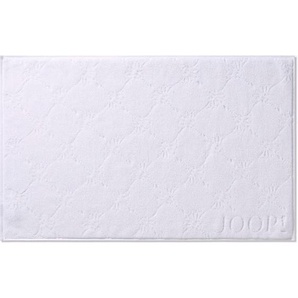 Joop! Badteppich Uni Cornflower, Weiß, Textil, Uni, rechteckig, 50x80 cm, Textiles Vertrauen - Oeko-Tex®, Oeko-Tex® Standard 100, für Fußbodenheizung