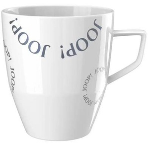 JOOP! Becher - weiß - Porzellan - 8,5 cm - 9,5 cm | Möbel Kraft